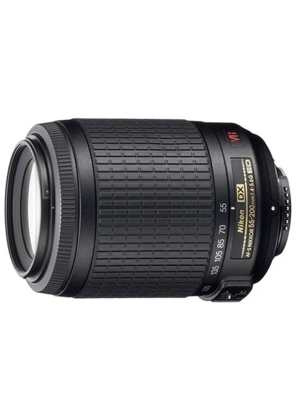 Nikon 55-200mm F/4.5-5.6G IF AF-S DX VR Zoom Nikkor ürün görseli 1
