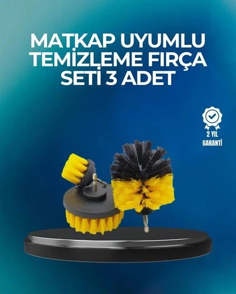 Derinlemesine Temizlik İçin Dayanıklı Kıllı Matkap Fırçası Başlığı ürün görseli 1