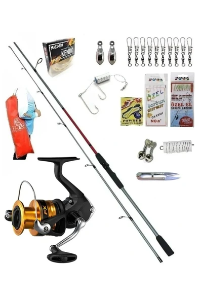 Fx4000 Remixon Double Black 270cm 20-40gr Kıyı Spin Olta Takımı Seti ürün görseli 1