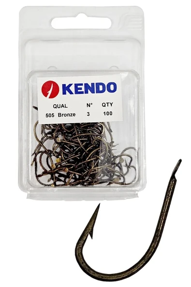 Kendo (505) 100 Adet No:2/0 Bronze İğne ürün görseli 1