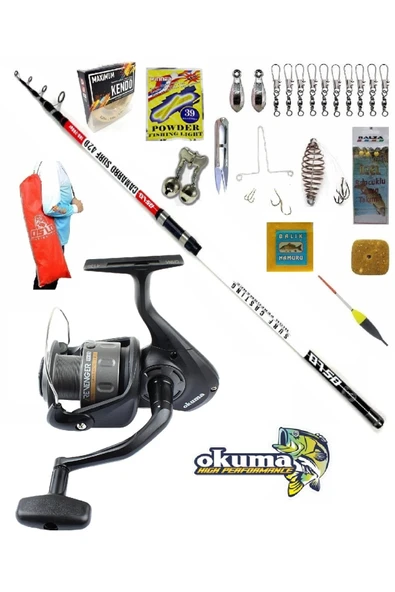 Okuma Revenger Rv-65 420cm 100-200gr Camarro Surf Profesyonel Sazan Kıyı Olta Takımı Seti ürün görseli 1