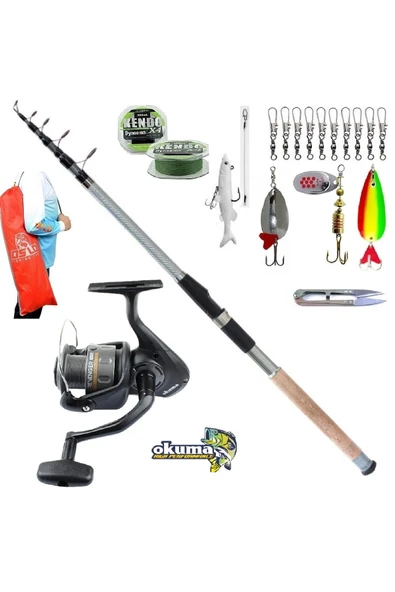 Revenger Rv-40 Remixon Carbo-x 270cm 60-120gr Turna Tele Spin Olta Takımı Seti ürün görseli 1