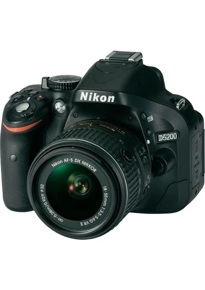 Nikon D5200 +18-55mm VR II Kit Lens Fotoğraf Makinesi ürün görseli 1