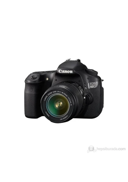 Canon EOS 60D 18-55mm IS 18 MP 3.0" LCD DSLR Dijital Fotoğraf Makinesi ürün görseli 1