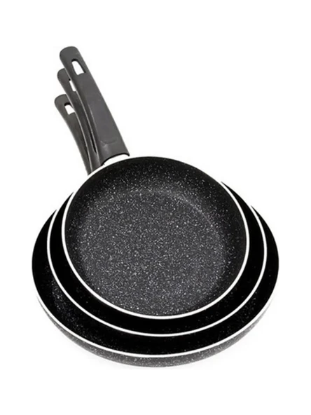 Mehtap 3lü Granit Tava Seti 18-22-26CM ürün görseli 1