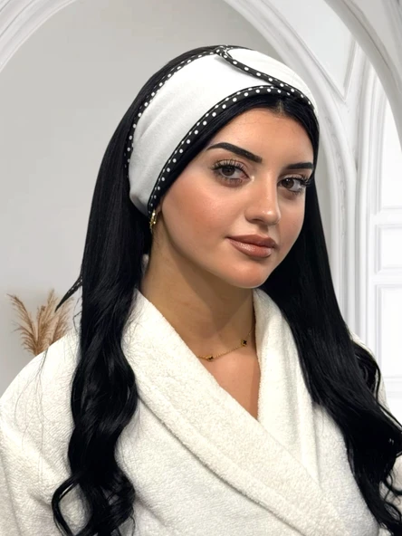 Saç Bandı,Makyaj,Sporcu,Spa,Hamam Bandı Unisex Cırtlı ve Biyeli ürün görseli 1