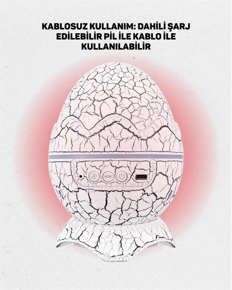 Dinazor Yumurta Gece Lambası - Resim 4