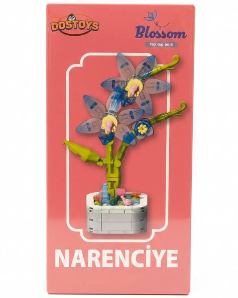 Dostoys Yapı Taşı Serisi Çiçek Yapım Seti Narenciye ürün görseli 1