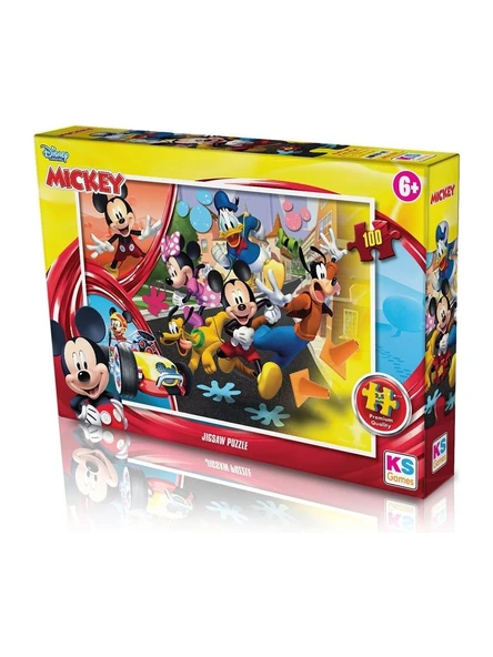 KS Puzzle Mickey Mouse Puzzle 100 Parça ürün görseli 1