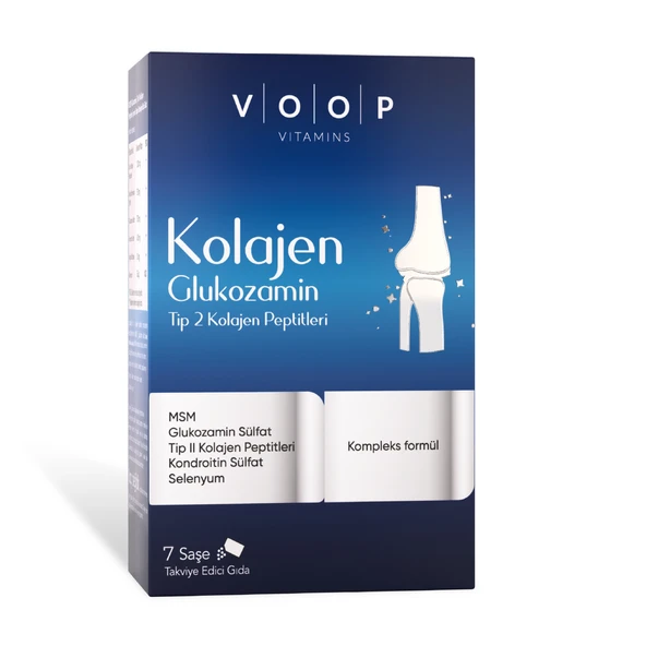 VOOP Kompleks Formülü Tip 2 Collagen Glukozamin - 7 Toz Saşe ürün görseli 1