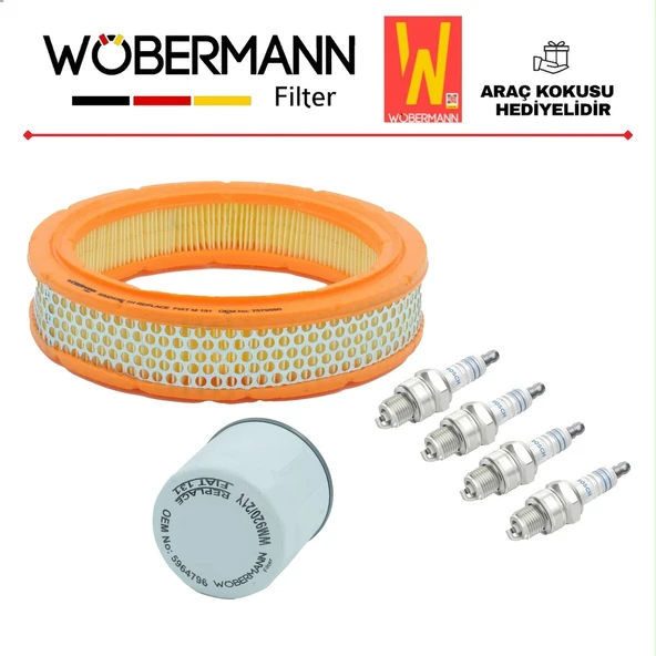 Wöbermann Murat 131 Doğan Şahin Kartal Periyodik Filtre Bakım Seti Hava+Yağ+Bosch Buji ürün görseli 1