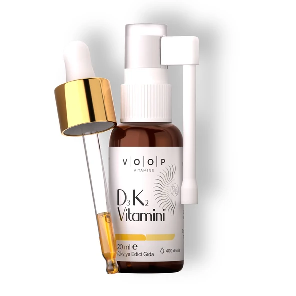 VOOP Vitamin D3K2 Sprey-Damla 20 ml ürün görseli 1