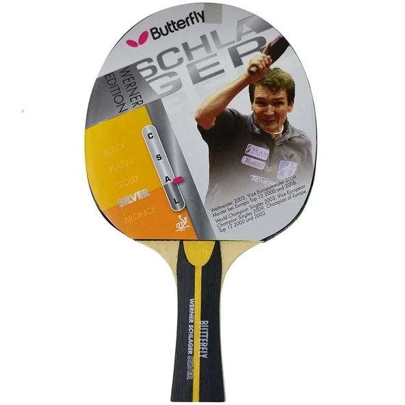 Butterfly 85070 Schlager Silver Ittf Onaylı Masa Tenisi Raketi - 85070 ürün görseli 1