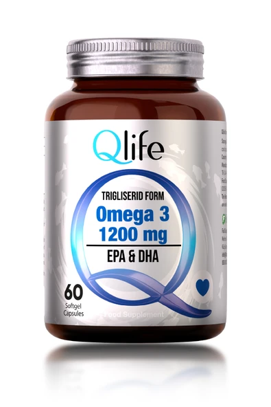 QLİFE Trigliserid Form - Yüksek Omega 3 ve Epa ve Dha 60 Kapsül ürün görseli 1