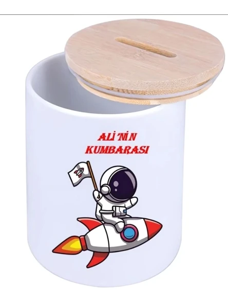 Kişiye Özel Kumbara - Resimli Kumbara - Baskılı Porselen Kumbara ürün görseli 1