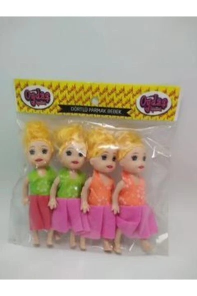 oydaş oyuncak Parmak Barbie Et Bebek 4lü ürün görseli 1