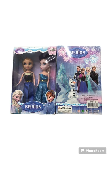 TukaShopping FROZEN Anna ve Elsa Bebek 2'li Küçük Boy 15'cm - TUKA ürün görseli 1