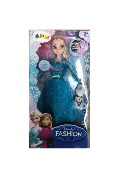DLN Frozen Karlar Ülkesi Elsa Bebek ve Olaf Müzikli 30 cm ürün görseli 1