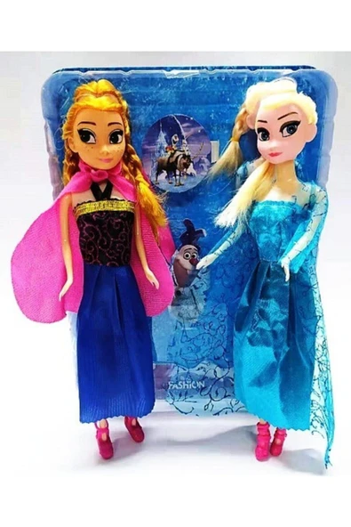 FASHION Karlar Prensesi Elsa Ve Anna Oyuncak Bebek ürün görseli 1
