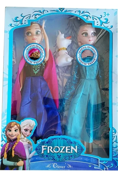 Frozen Çocuk Gelişim Oyuncaklar Şarkı Söyleyen Işıklı Elsa - Anna Ve Olaf 30Cm Kız Erkek Çocuk Oyuncak ürün görseli 1