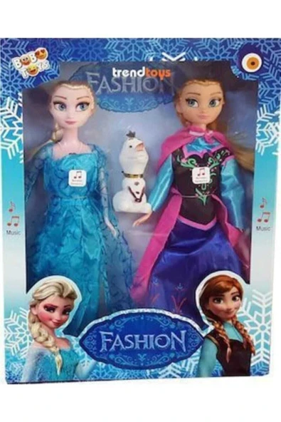 TURKAFONE Frozen Anna Ve Elsa Figür Bebek ürün görseli 1