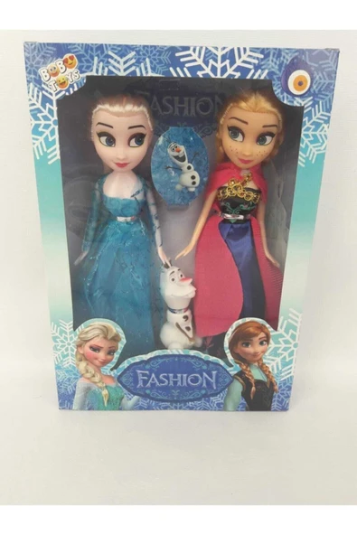 BOBO TOYS Dısney Frozen Karlar Ülkesi Elsa,anna ve Olaf Oyuncak Bebek 23 vm ürün görseli 1