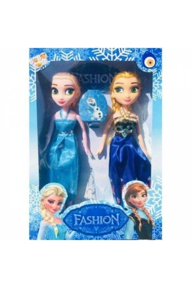 FASHION Frozen Elsa Ve Anna Et Bebek Ikili 30 Cm Frozen Karlar Ülkesi ürün görseli 1