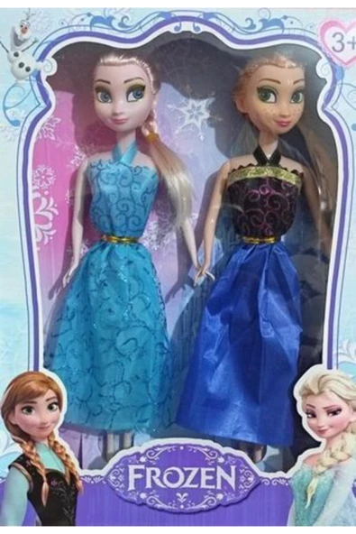 Frozen Lightcrop Elsa & Anna Buz Prensesi 2'li Bebek ürün görseli 1