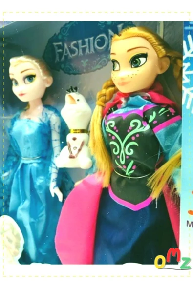 OMZ Frozen Karlar Ülkesi Elsa Anna Olaf Müzikli Şarkı Söyleyen Et Bebek Kız Cocuk Erkek Cocuk Oyun ürün görseli 1