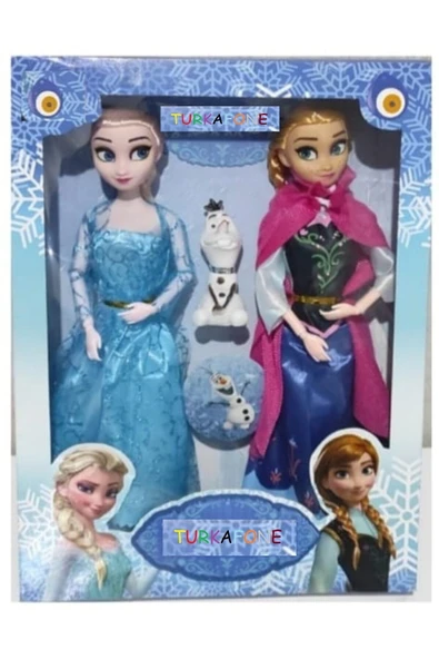 TURKAFONE Disney Frozen Kolları Sonsuz Hareket Elsa Ve Anna Bebek ürün görseli 1