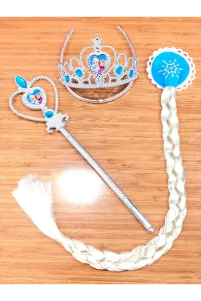 SEDACAN KOSTÜM Elsa Frozen Taç Asa Saç Takım ürün görseli 1