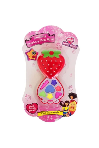 Joy and Toys Lmn065 Çilek Makyaj Seti Kız Çocuk Geliştirici Aktivite Oyuncak ürün görseli 1