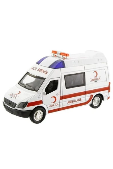 3M Oyun Setleri- Metal Sesli Ambulans Minibüs ürün görseli 1