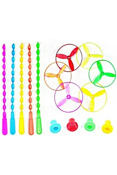 Hepta Collection Mini Ufo Pervane Uçan Daire Oyuncak 50 Adet Yerli Üretim ürün görseli 1