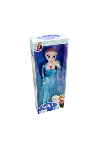 Powerhob Eğitici Erkek Çocuk Oyuncak Hobtoys Frozen Elsa Fashion Elbiseli Müzikli Oyuncak Bebek 29Cm Kız Çocu ürün görseli 1