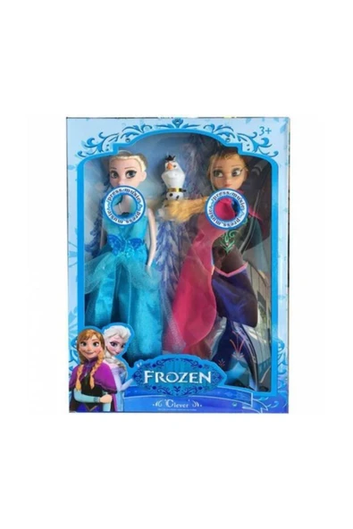 SUDEN Karlar Ülkesi Frozen Şarkı Söyleyen Elsa Ve Anna 2li Bebek 28cm ürün görseli 1