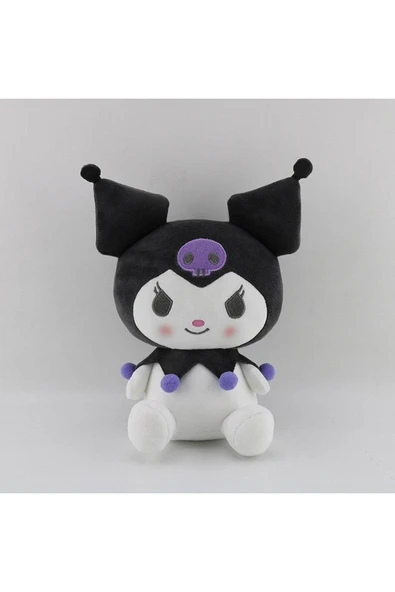 TURKAFONE Kawaii Sanrio Kuromi Karikatür Peluş Oyuncak 35 Cm ürün görseli 1