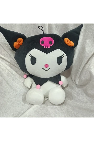 Mugs and love Kuromi 35 cm peluş oyuncak ürün görseli 1
