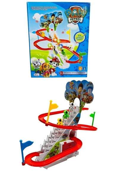 Flower Toys Paw Patrol Merdivenli Dön Dolaş Kaykay Oyuncak Işıklı Sesli ürün görseli 1