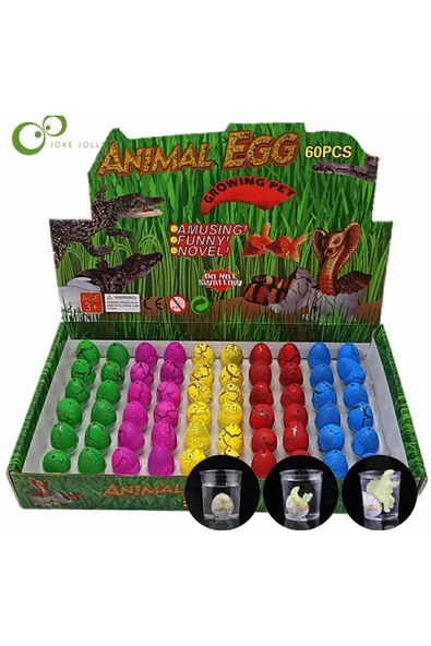Happy Toys DİNAZOR SUDA BÜYÜYEN 8 ADET DİNAZOR YUMURTASI ürün görseli 1
