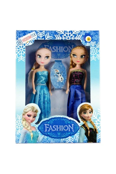 Frozen Eğitici Erkek Çocuk Oyuncak Elsa Bebek Seti Küçük Boy Kız Çocuk Oyuncak ürün görseli 1