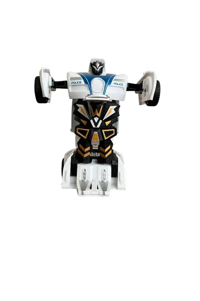 transformers Polis Arabası Dönüşebilen Robot Olan Araba - Resim 3