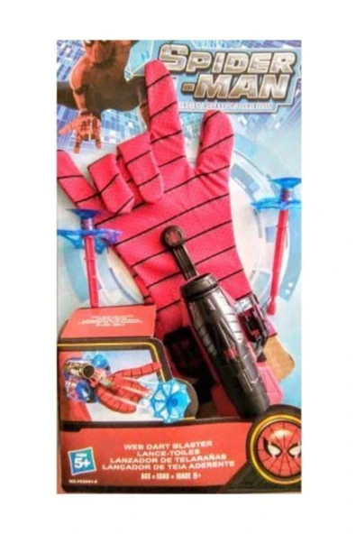 AVENGERS Örümcek Adam Ağ Fırlatan Ok Atan Eldiven Kırmızı Egitici Oyuncak 13 cm ürün görseli 1