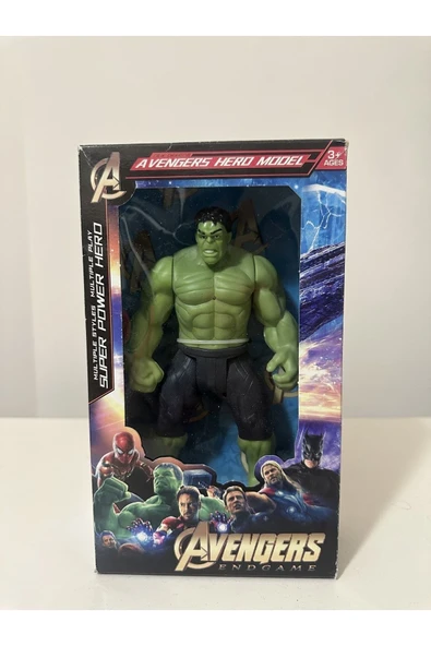 Cango Avengers Hulk Işıklı Figür Oyuncak Yeşil Dev Adam süper Kahraman Hulk ürün görseli 1