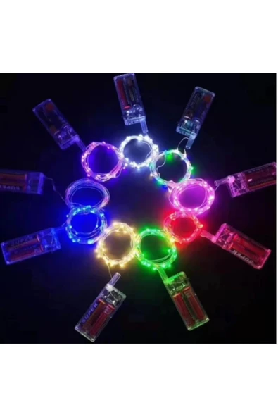TURKAFONE 10 Metre Karışık Renkli Peri Led ürün görseli 1