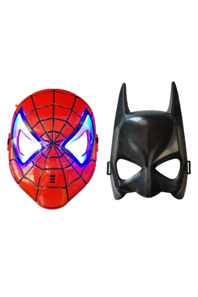 SPIDERMAN Işıklı Maske Ve Batman Maske ürün görseli 1
