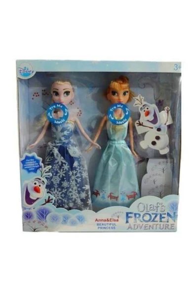 Tek Favorim Müzikli Karlar Ülkesi Frozen Şarkı Söyleyen Elsa Ve Anna 2'li Bebek ürün görseli 1