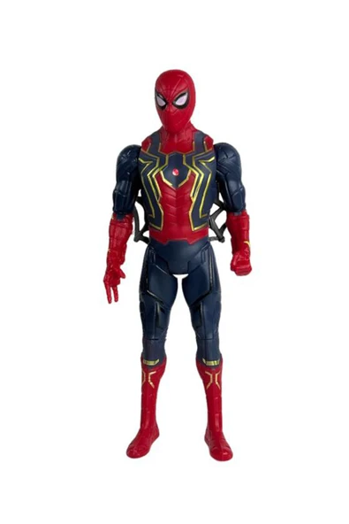 TURKAFONE Avengers Işıklı  Örümcek Adam Figür Oyuncak 20 Cm ürün görseli 1