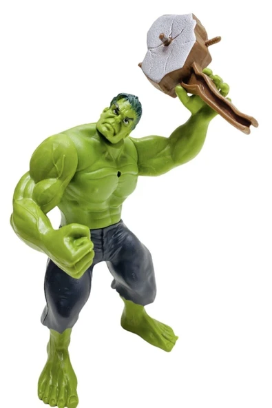 TURKAFONE Hulk Yeşil Dev Oyuncak Işıklı Et Malzeme 13 Cm ürün görseli 1