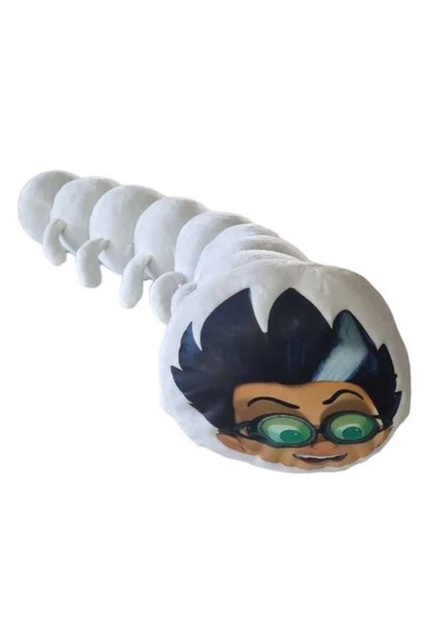 TURKAFONE PİJAMASK Renkli Tırtıl Karakter Yastık Uyku Arkadaşı Pjmask Pijamask Tırtıl 75 Cm - TUKA ürün görseli 1